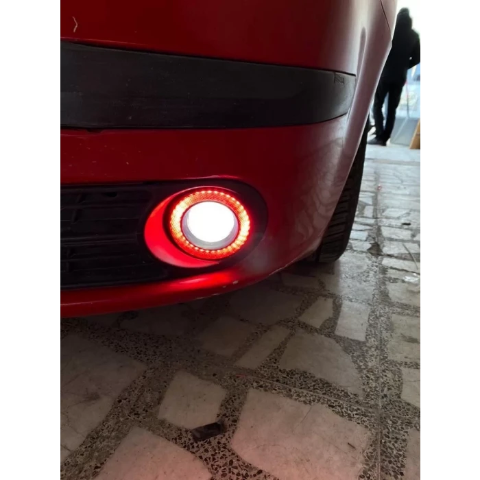 89 MM ANGEL SİS FARI KIRMIZI