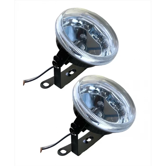 9 CM YUVARLAK SİS FARI ŞEFFAF CAM