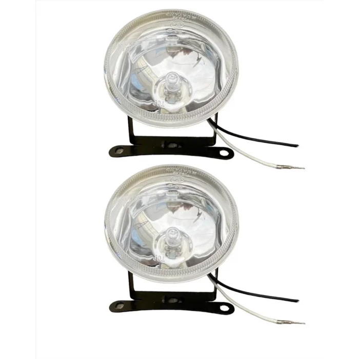 9 CM YUVARLAK SİS FARI ŞEFFAF CAM