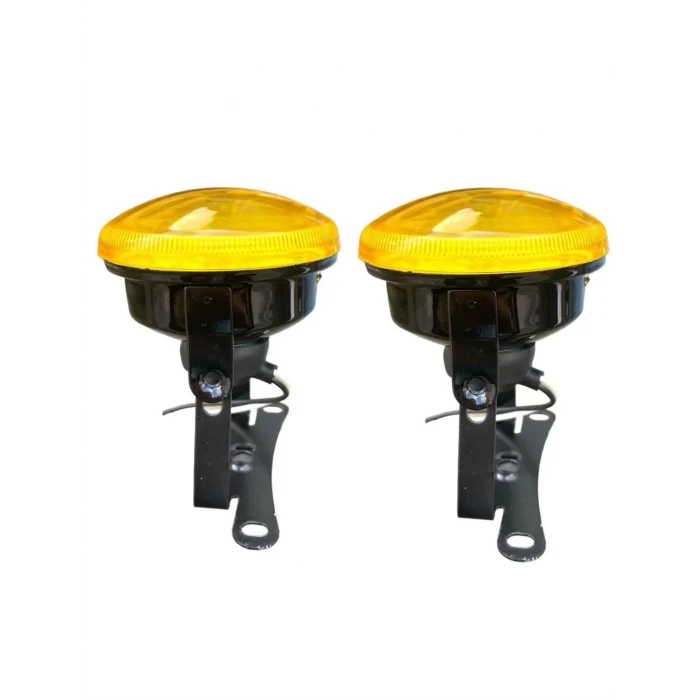 9 CM YUVARLAK SİS FARI SARI CAM