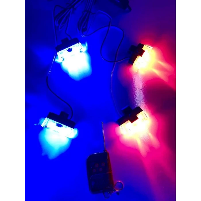 EKT KUMANDALI PANJUR ÇAKAR 4X2 KIRMIZI MAVİ