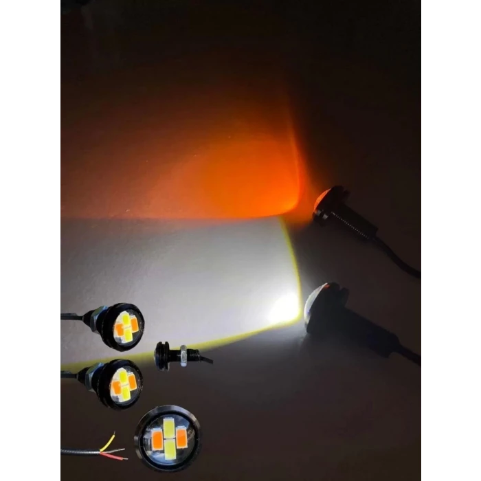 AYNA ALTI LED ÇİFT RENK TURUNCU-BEYAZ