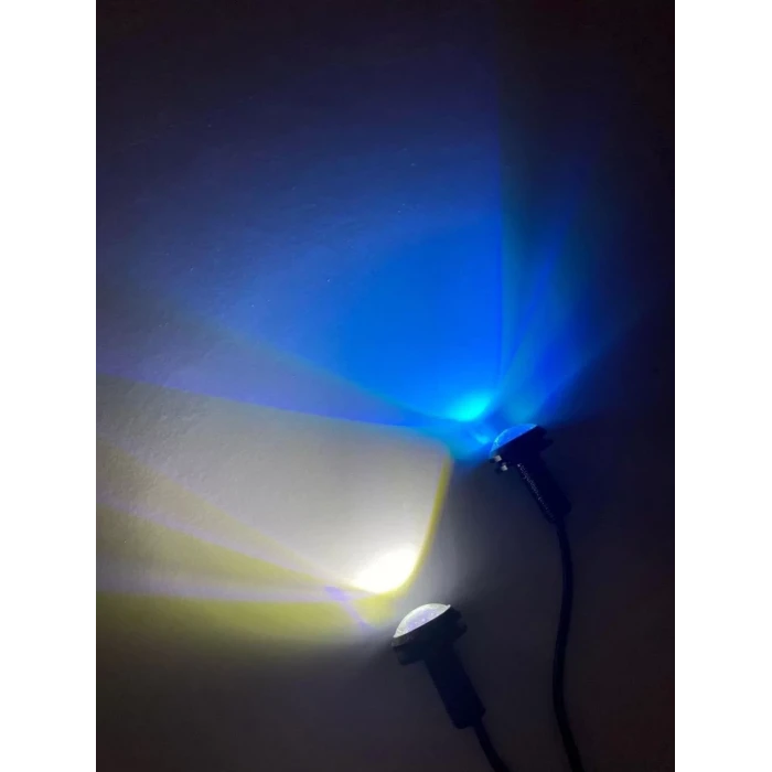 AYNA ALTI LED ÇİFT RENK BUZ MAVİ-BEYAZ