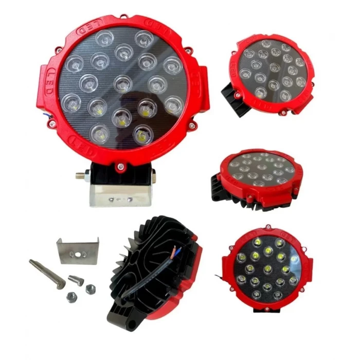 51 WATT 17 LEDLİ YUVARLAK PROJEKTÖR ÇALIŞMA LAMBASI