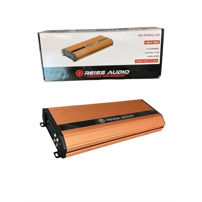 REİSS PX6004D1 4 KANAL 250 RMS AMFİ