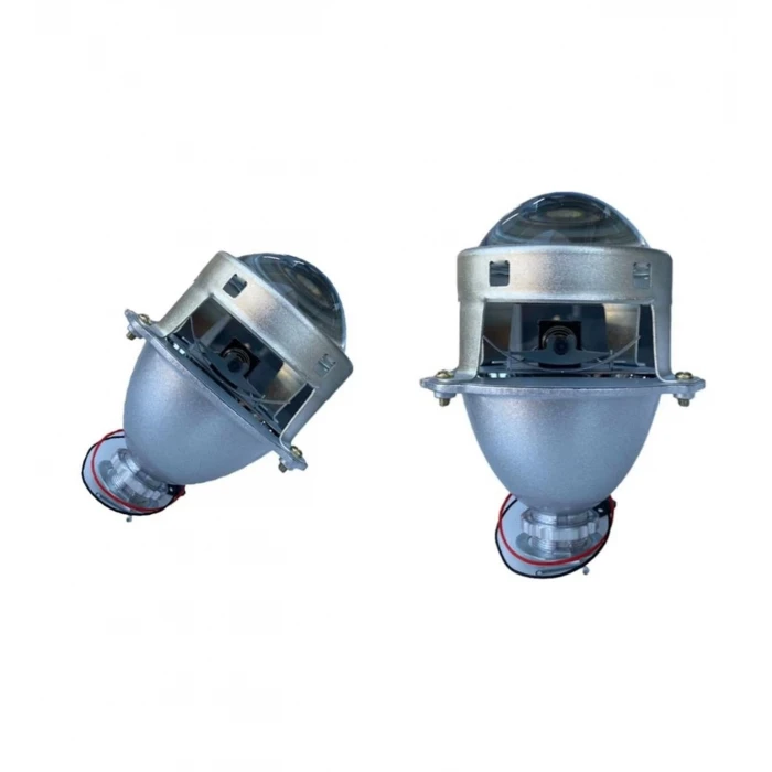 3 İNÇ DÜZ Bİ-XENON MERCEK MODELLİ KAPAK RGB ŞEYTAN GÖZ