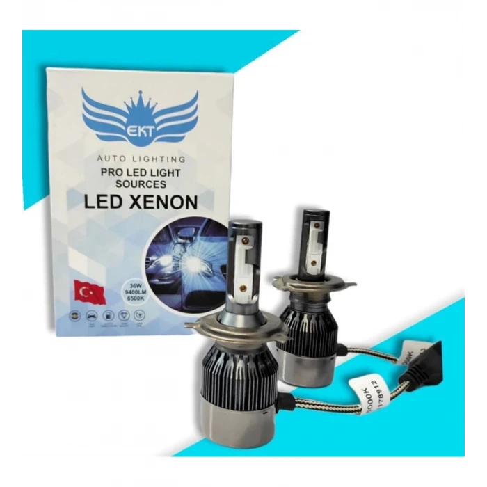 C9 3 RENK-BUZ MAVİ+BEYAZ+KRİSTAL MAVİ-H11-LED FAR AMPULÜ