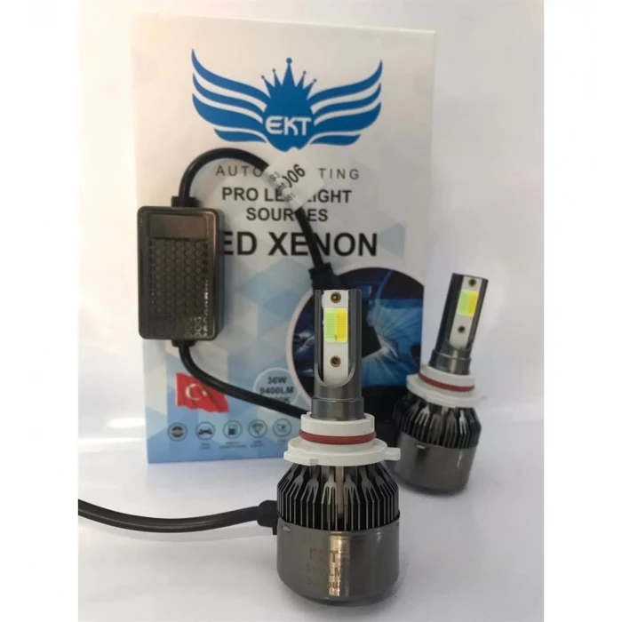 C9 3 RENK-BUZ MAVİ+BEYAZ+KRİSTAL MAVİ-H11-LED FAR AMPULÜ