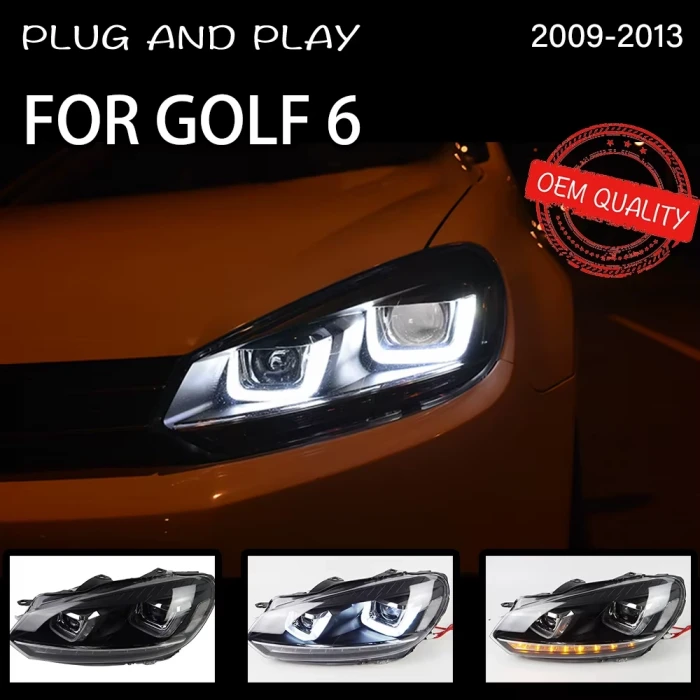 WW GOLF 6 U LED FAR TAKIMI 2008 - 2013