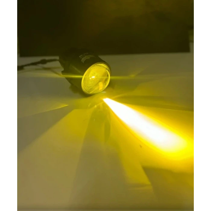 F8 2,5 İNÇ SİS FARI 3 RENK PROJECTÖR SİS LAMBASI