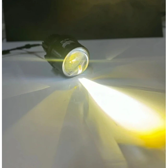 F8 2,5 İNÇ SİS FARI 3 RENK PROJECTÖR SİS LAMBASI