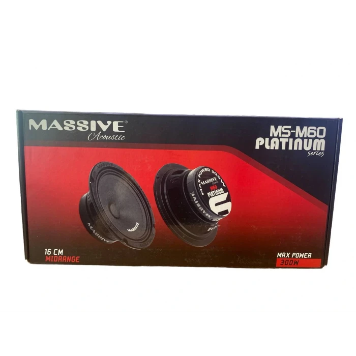 16 CM 300W MASSİVE MS-M60 PLATİNUM 100 RMS MİDRANGE