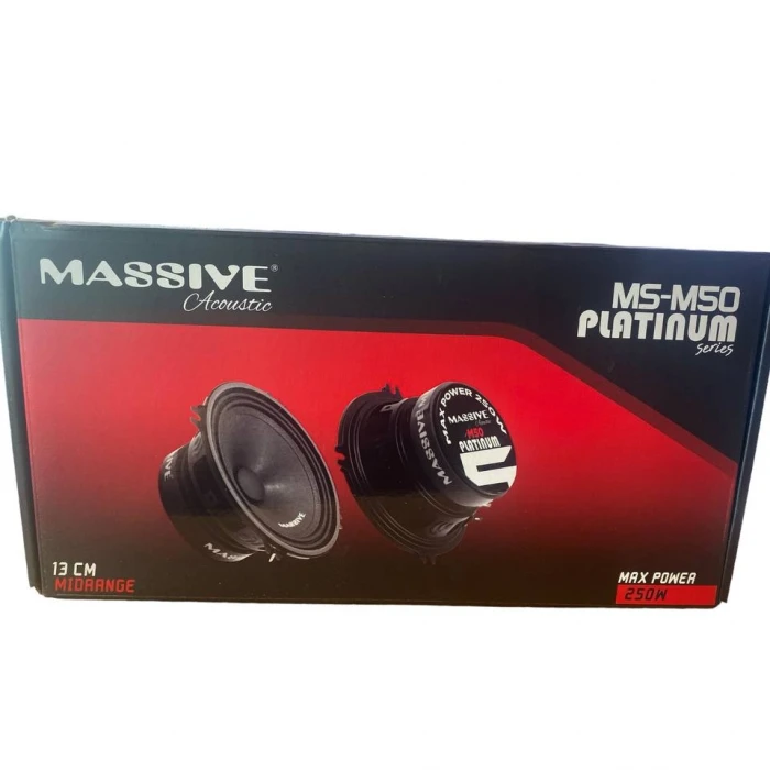 13 CM 250W MASSİVE MS-M50 PLATİNUM 120 RMS MİDRANGE