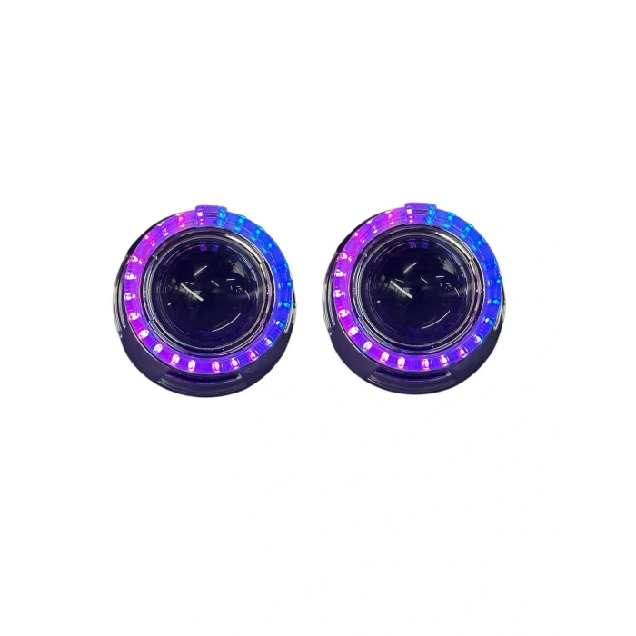 3 İNÇ Bİ XENON MERCEK + CY6 MODEL PİXEL ANGELLİ KAPAK SET