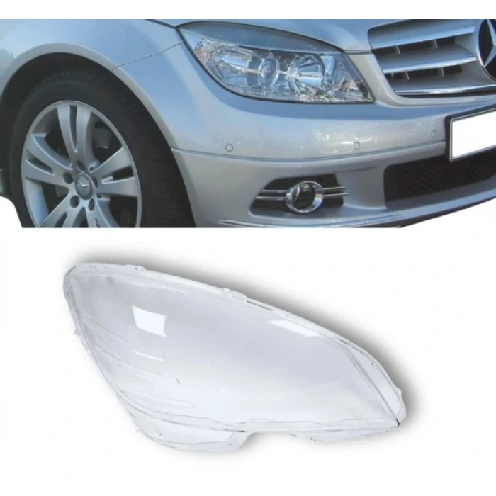 MERCEDES W204 MAKYAJLI KASA FAR CAMI SETİ