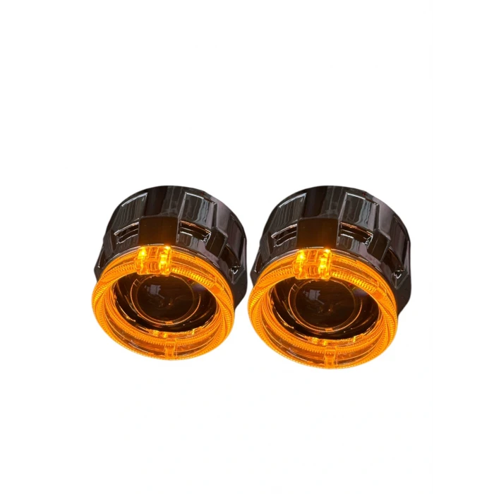 2.5 İNÇ Bİ XENON MERCEK + C3 MODEL TURUNCU KAPAK