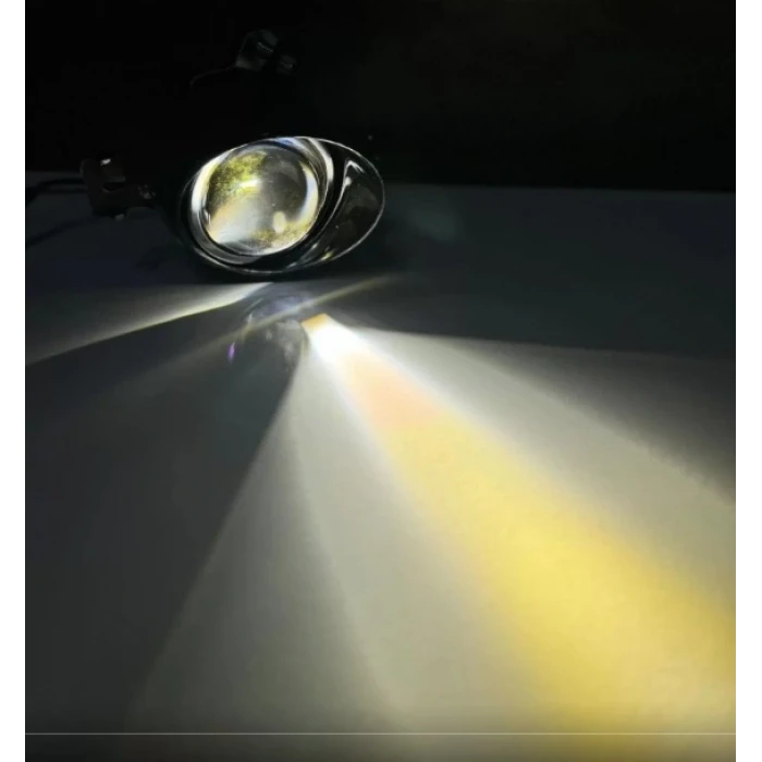 F8 3 İNÇ SİS FARI 3 RENK PROJECTÖR SİS LAMBASI