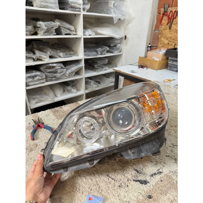 MERCEDES W204 MAKYAJSIZ KASA FAR CAMI SETİ