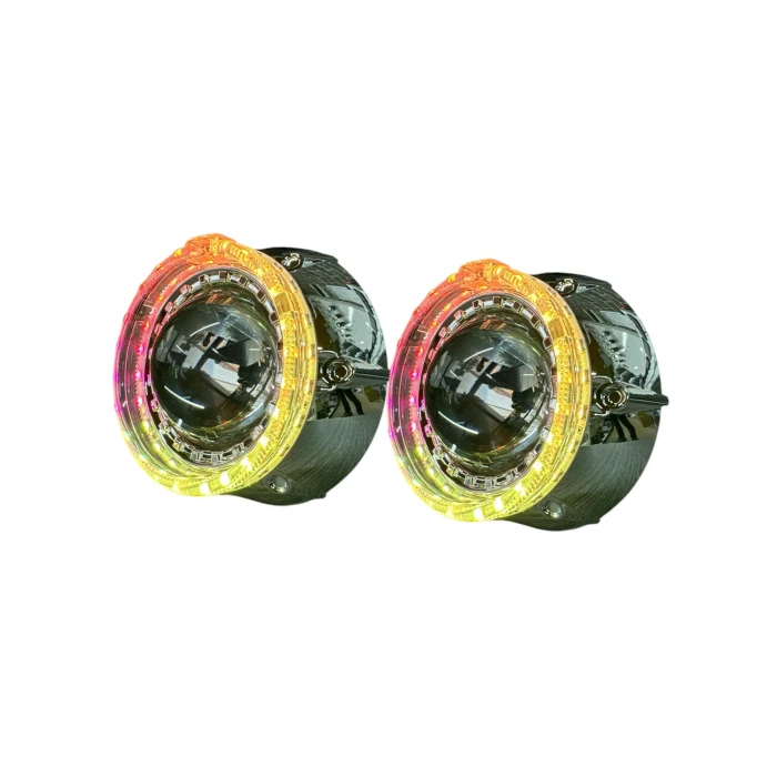 3 İNÇ Bİ XENON MERCEK + CY1 MODEL PİXEL ANGELLİ KAPAK SET