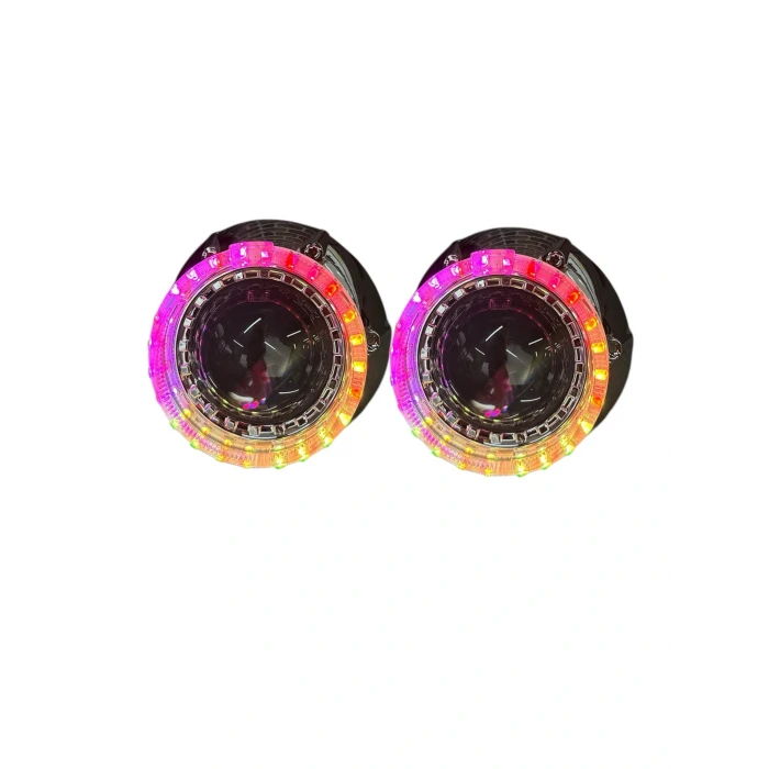 3 İNÇ Bİ XENON MERCEK + CY1 MODEL PİXEL ANGELLİ KAPAK SET