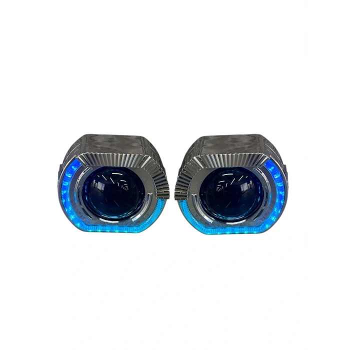 3 İNÇ Bİ XENON MERCEK J MODEL PİXEL ANGELLİ KAPAK SET
