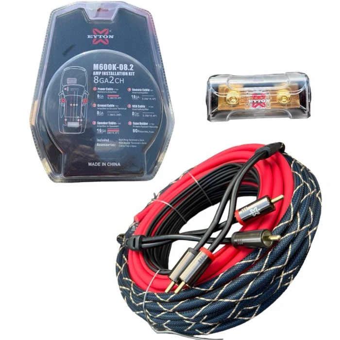 EYTON M600K 8GA TAM BAKIR KABLO SETİ