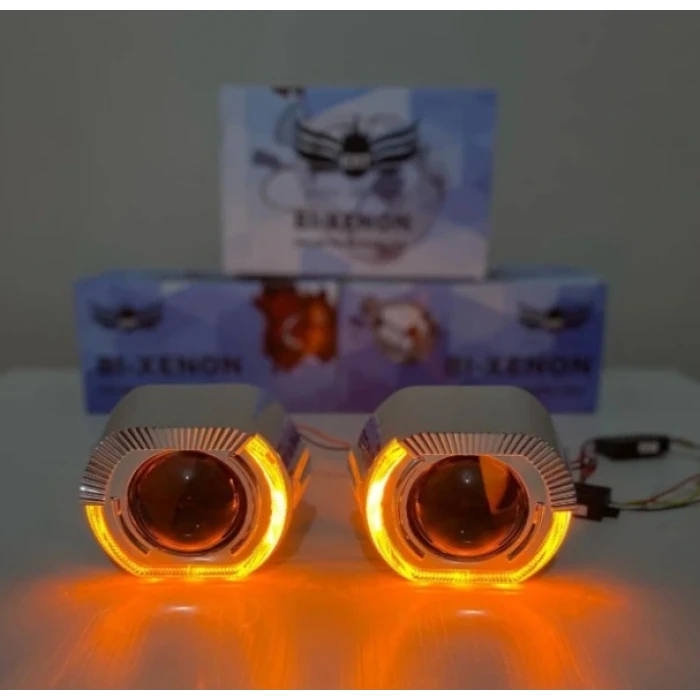 2.5 İNÇ J MODEL Bİ-XENON MERCEK TURUNCU ANGEL
