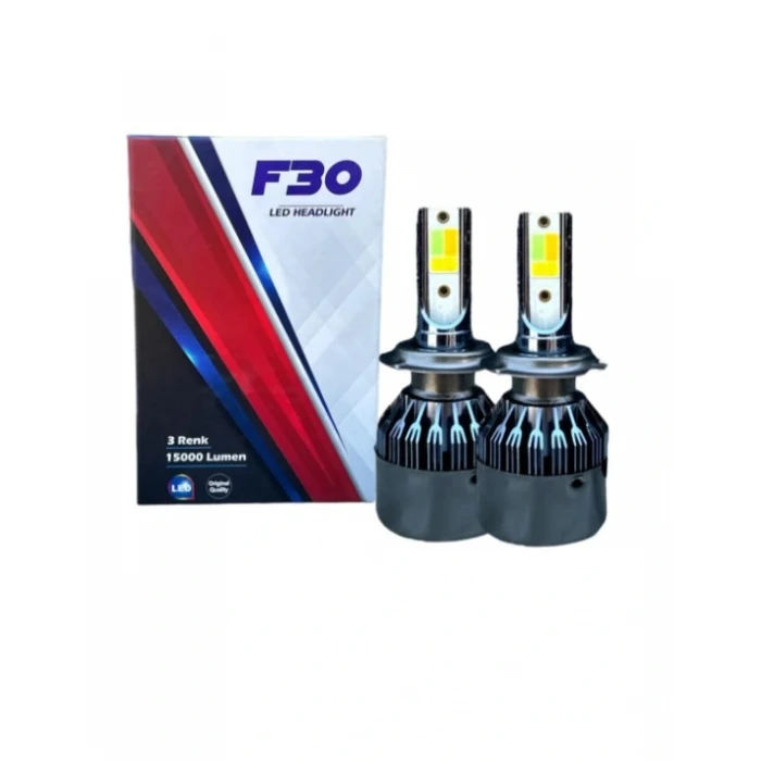 BUZ MAVİ+ BEYAZ+ LİMON SARI + ÇAKARLI 9005 LED FAR AMPÜLÜ