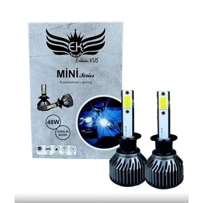 EKT MİNİ SERİ H4 LED FAR AMPÜLÜ