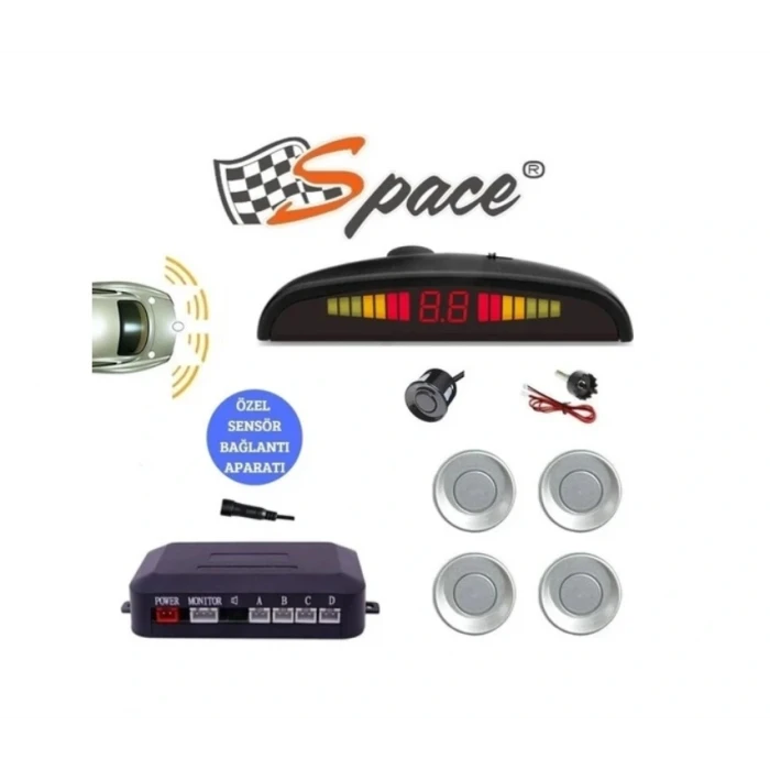 PARK SENSÖRÜ 19 MM EKRANLI GRİ