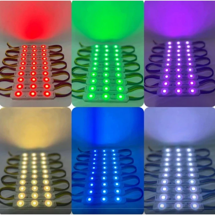 RGB KUMANDALI MODÜL LED 10LU SET