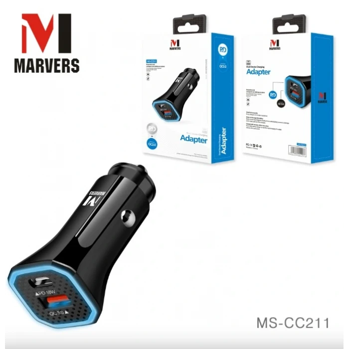 MARVERS MS-CC211 3.0 TYPE C+USB ÇAKMAKLIK ŞARJ