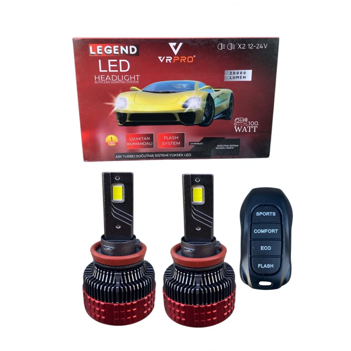 VR PRO LEGEND KUMANDALI H4 LED FAR AMPÜLÜ