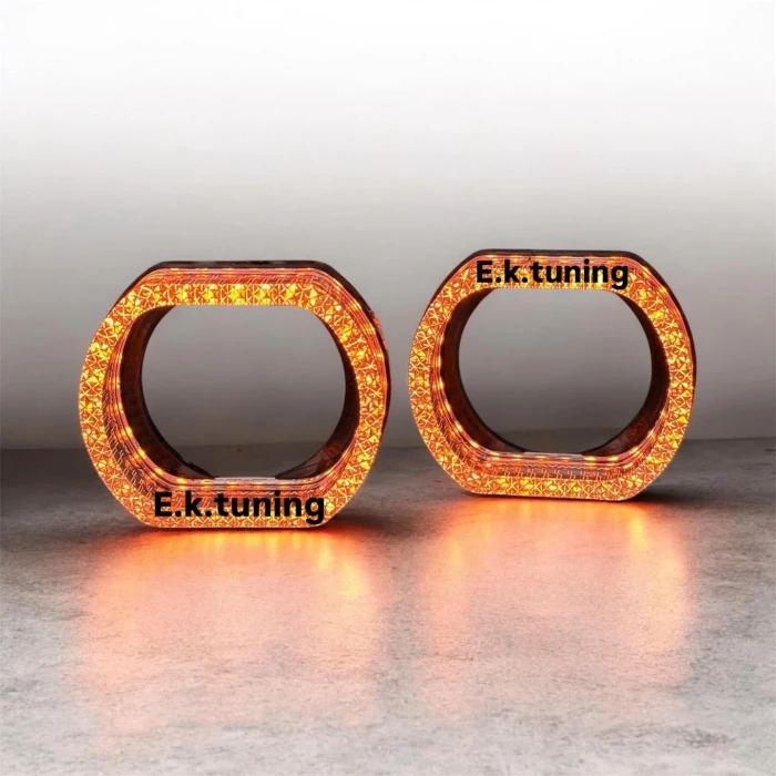 KARE 3 İNÇ 5D ANGEL EYES PİXEL APP + KAYAR SİNYAL