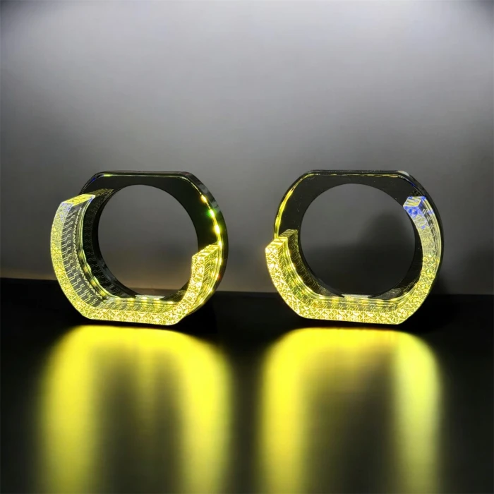 L MODEL 3 İNÇ 5D ANGEL EYES PİXEL APP + KAYAR SİNYAL