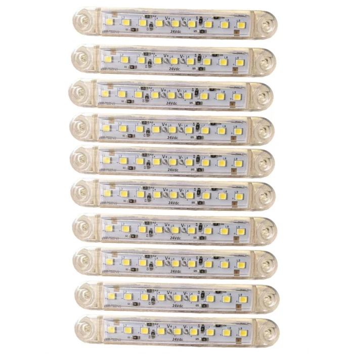 9 Ledli 10 Adet Parmak Led Beyaz