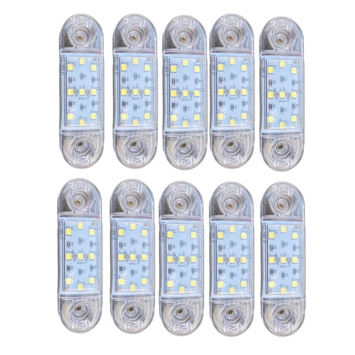9 LEDLİ 10 ADET TOMBUL PARMAK LED BEYAZ