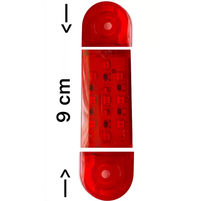 9 LEDLİ 10 ADET TOMBUL PARMAK LED KIRMIZI