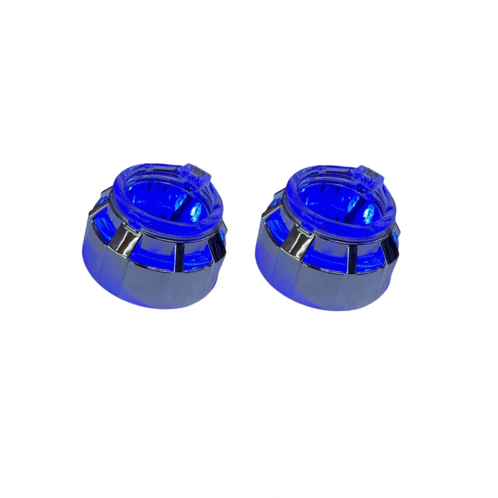 C15 2.0 İNÇ MAVİ BEYAZ YUVARLAK ANGEL KAPAK