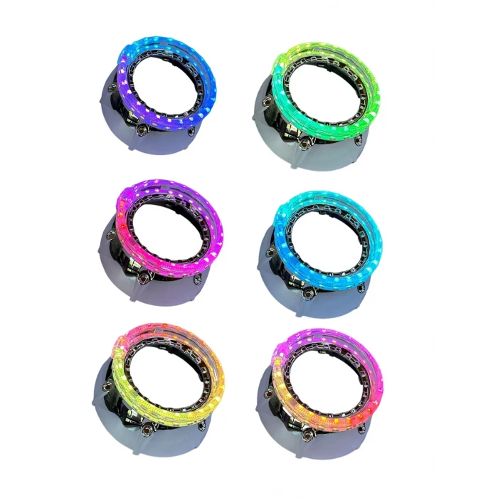 CY1 3 İNÇ WRGB PİXEL YUVARLAK ANGEL KAPAK