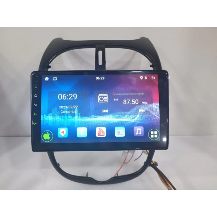 EKRANLI MULT. ÇERÇ. PEUGEOT 206