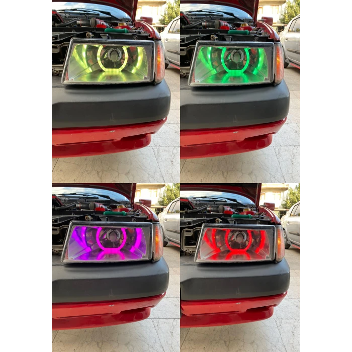 U Tipi 4 Adet Uzaktan Kumandalı Rgb Angel 16 Renk 135 mm