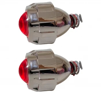 2.5 İNÇ DÜZ Bİ-XENON MERCEK KIRMIZI ŞEYTAN GÖZ