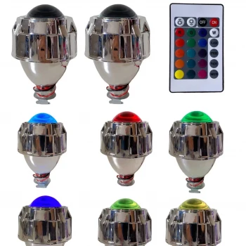 2.5 İNÇ DÜZ Bİ-XENON MERCEK RGB ŞEYTAN GÖZ