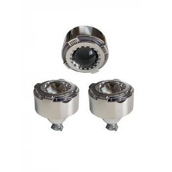 2.5 İNÇ KESİK YUVARLAK Bİ-XENON MERCEK BEYAZ ANGEL G149