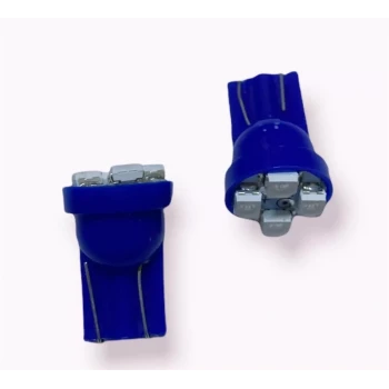 4 LEDLİ PLASTİK T10 MAVİ