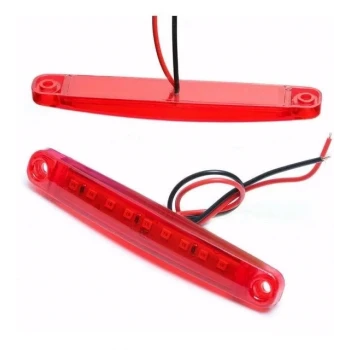 9 LEDLİ PARMAK LED KIRMIZI 1 ADET