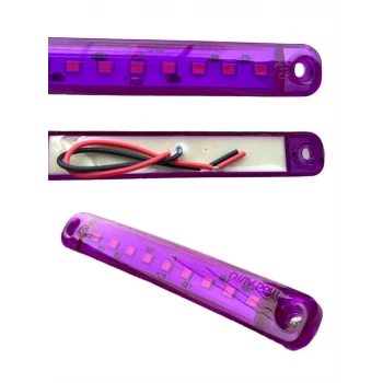 9 LEDLİ PARMAK LED MOR 1 ADET