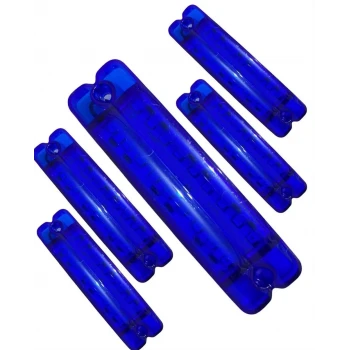 18 LEDLİ ÇİFT SIRA PARMAK LED MAVİ 1 ADET