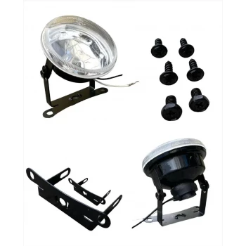 9 CM YUVARLAK SİS FARI ŞEFFAF CAM